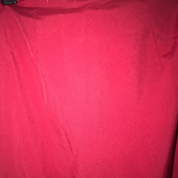 RED MIDI SKIRT - Picture 7 of 7